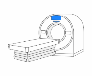 CT検査を行う装置のイラスト