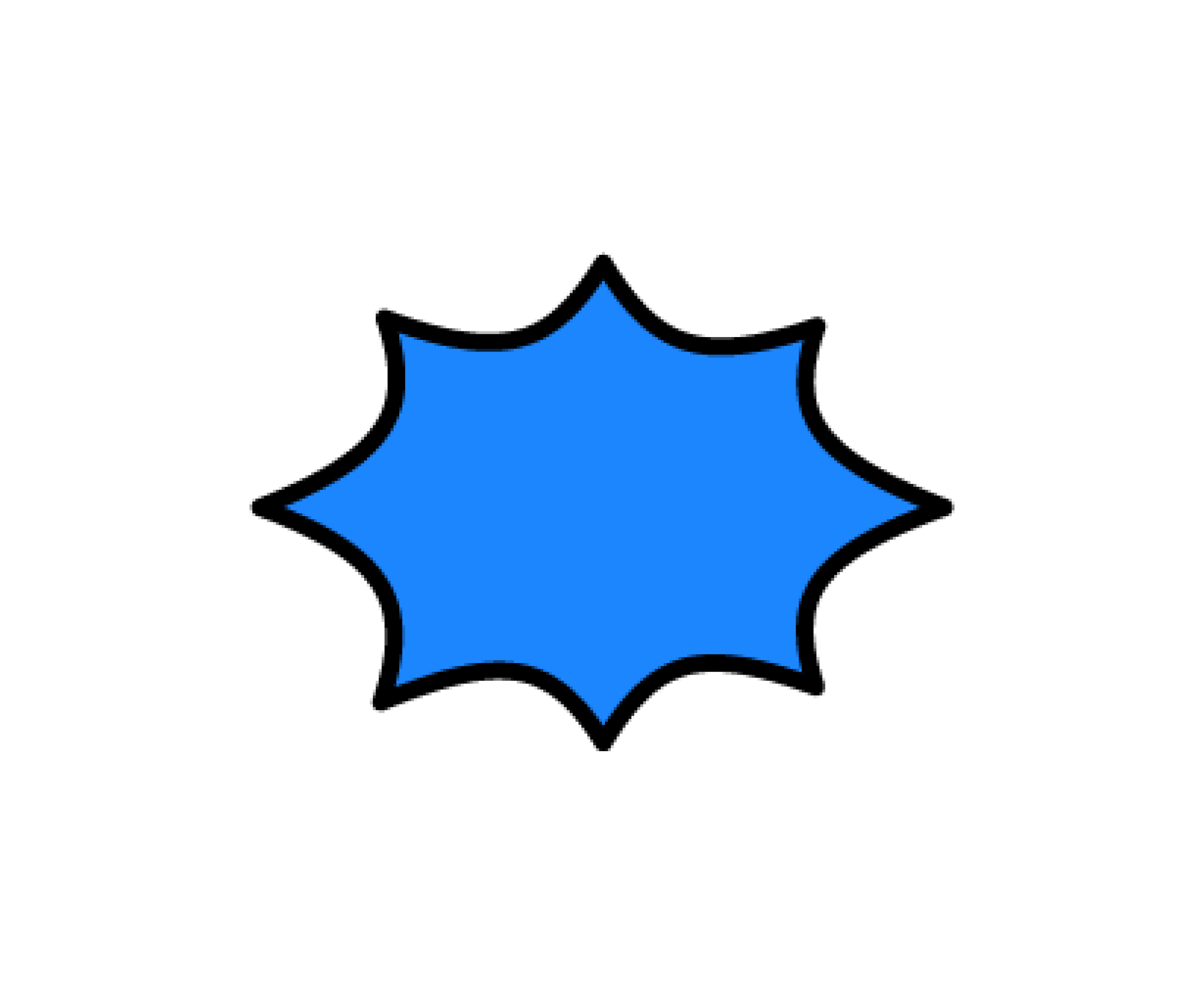 強調の吹き出しのイラスト