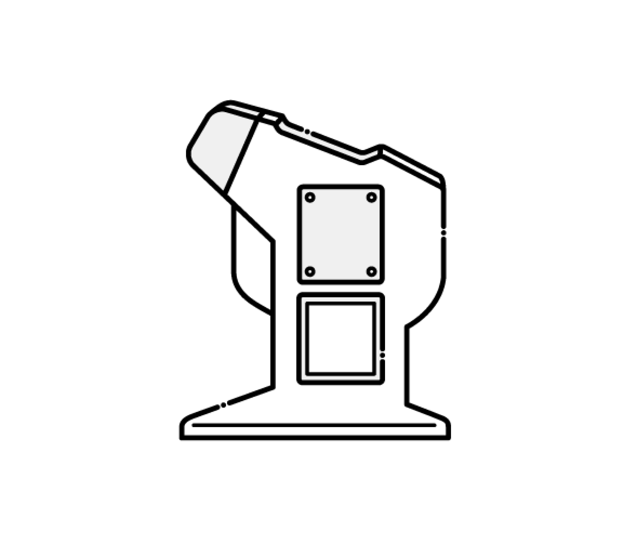 視力計測器のイラスト