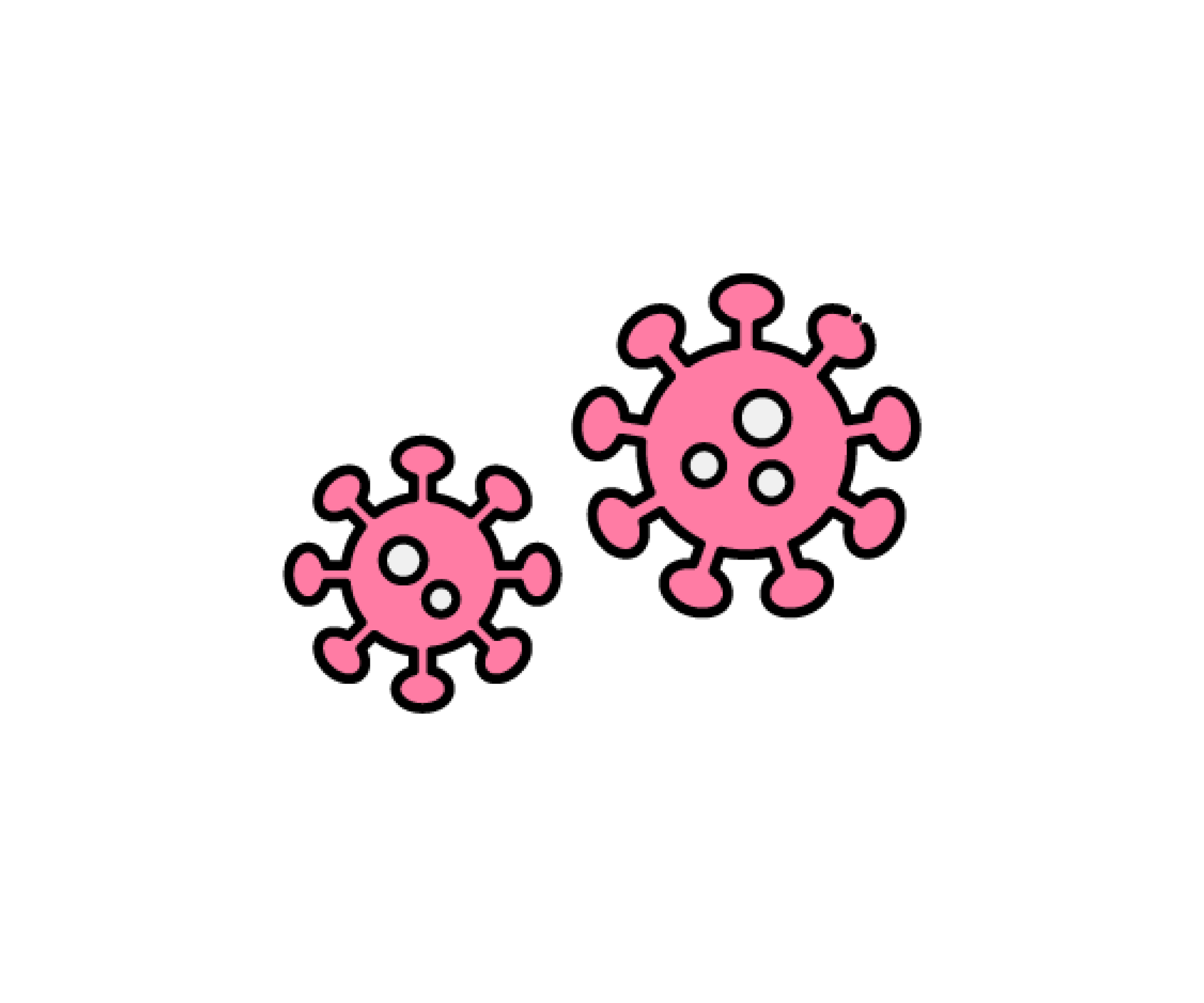 新型コロナウイルスのイラスト