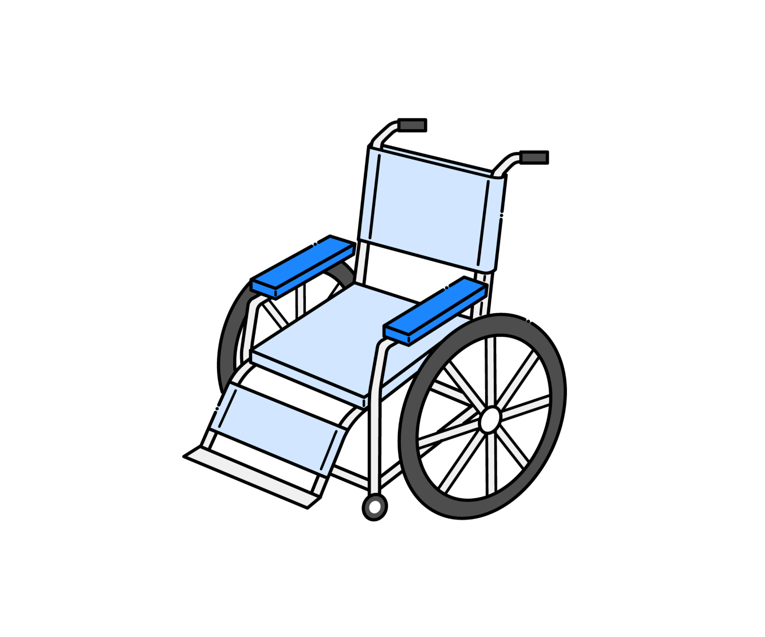 車椅子のイラスト