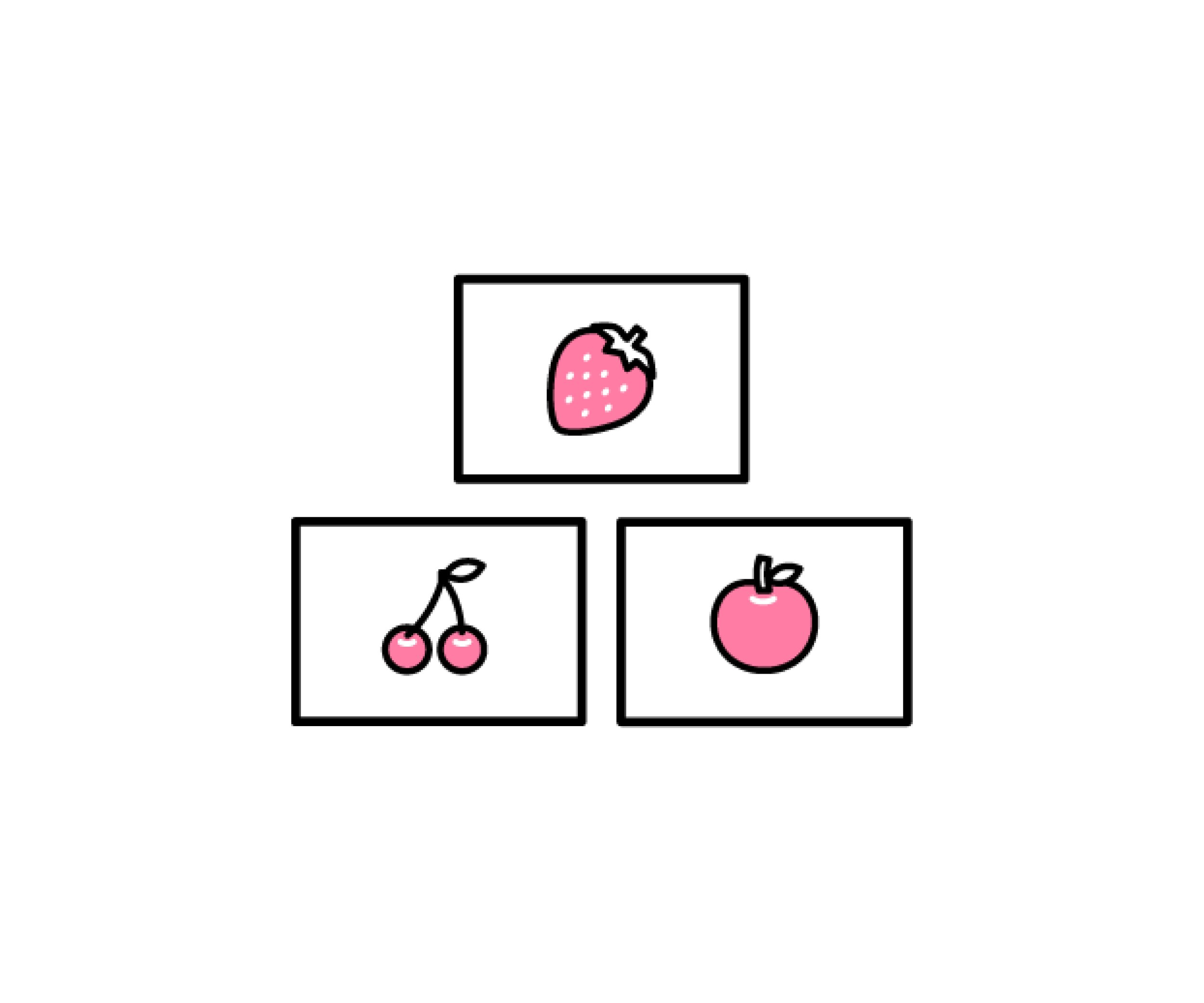 言語聴覚療法のカードのイラスト